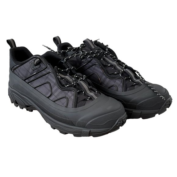 Burberry Shoes Burberry Arthur M Story Dark Charcoal Grey Low Top